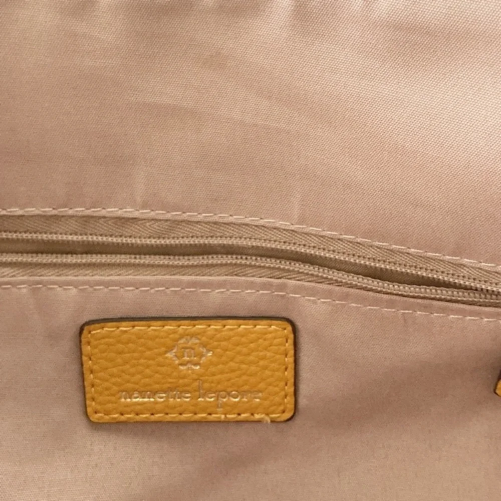 New Without Tags Nanette Lepore Yellow, Cream, and Brown Purse Handbag - Picture 10 of 14